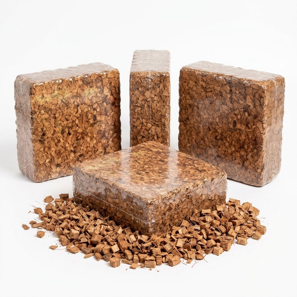 Coco Husk Chip Block